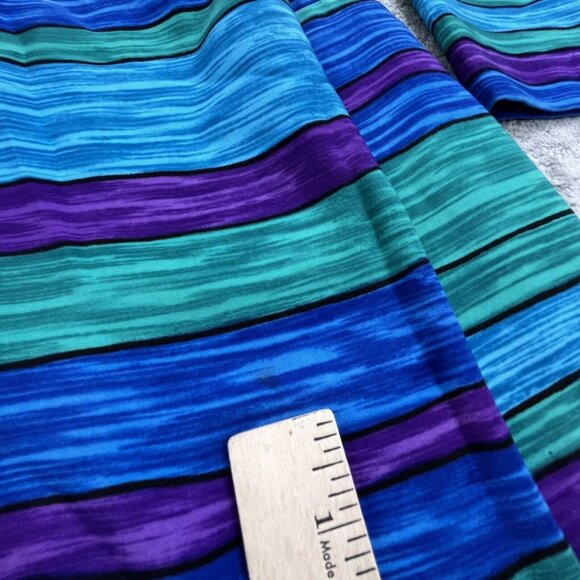 VTG Michael & Company Womens 8 ColorBlock Purple Rave Blouse Tunic USA Made BOHO - Picture 7 of 13